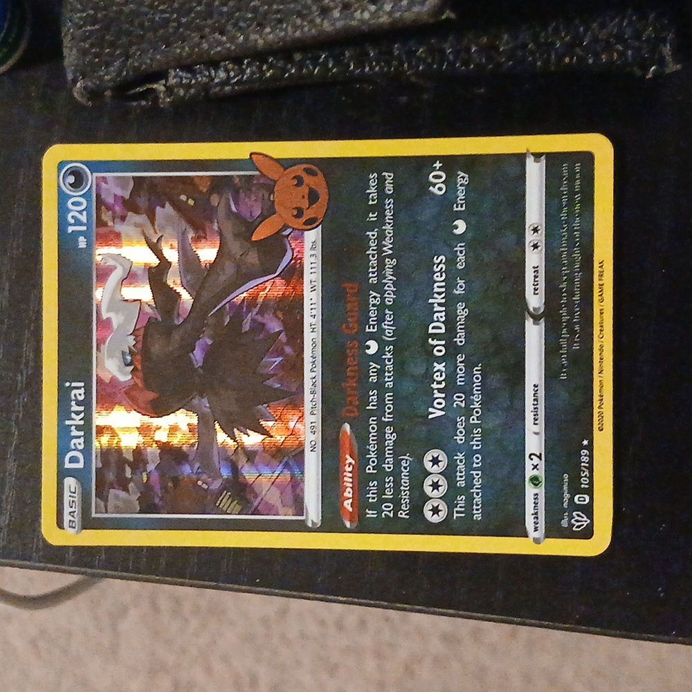 Darkrai HOLO pokemon Trading Card